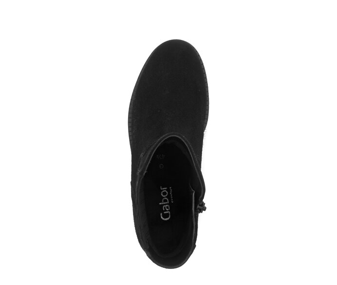 Gabor Damen  Chelsea Boot Schwarz - Rauleder