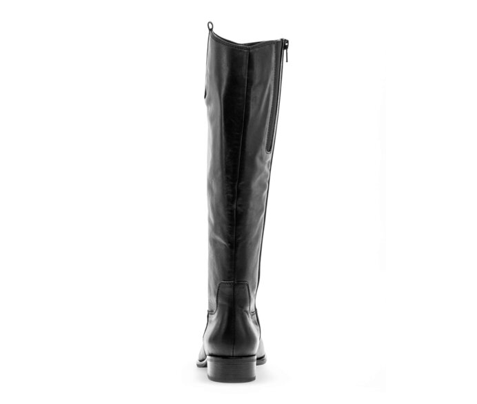 Gabor Damen  Eleganter Stiefel Schwarz - Glattleder