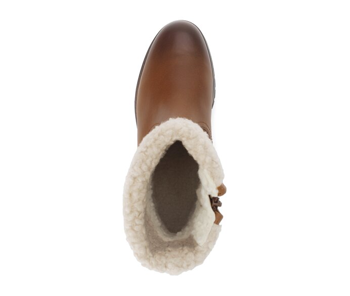 Gabor Damen  Winterstiefelette Braun - Materialmix Leder/Lederimitat