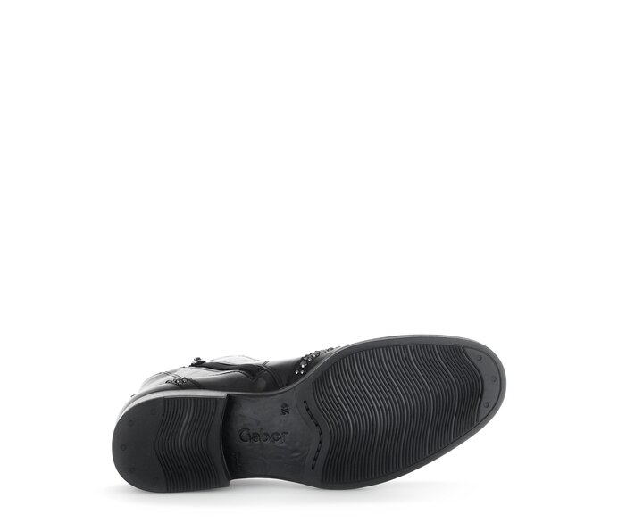 Gabor Damen  Chelsea Boot Schwarz - Glattleder