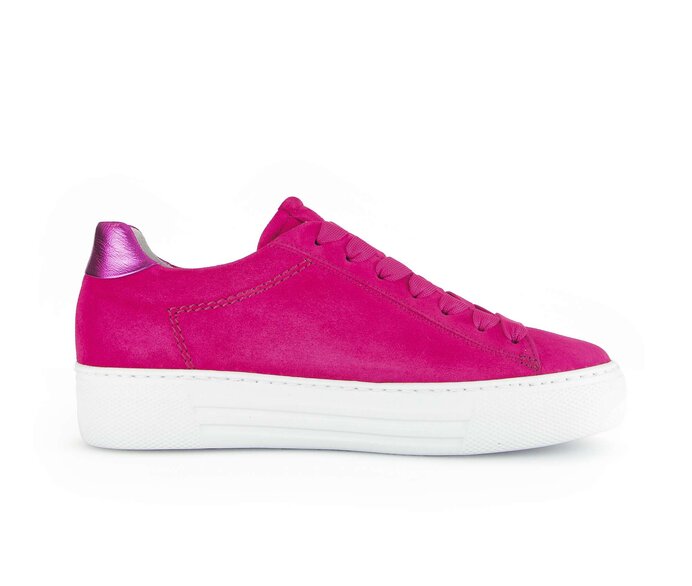 Gabor Damen  Sneaker Low Pink - Rauleder
