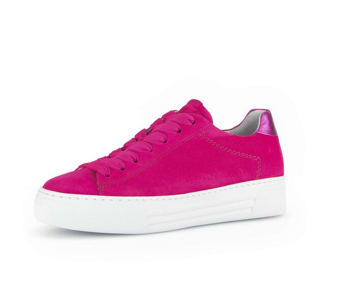 Gabor Damen  Sneaker Low Pink - Rauleder