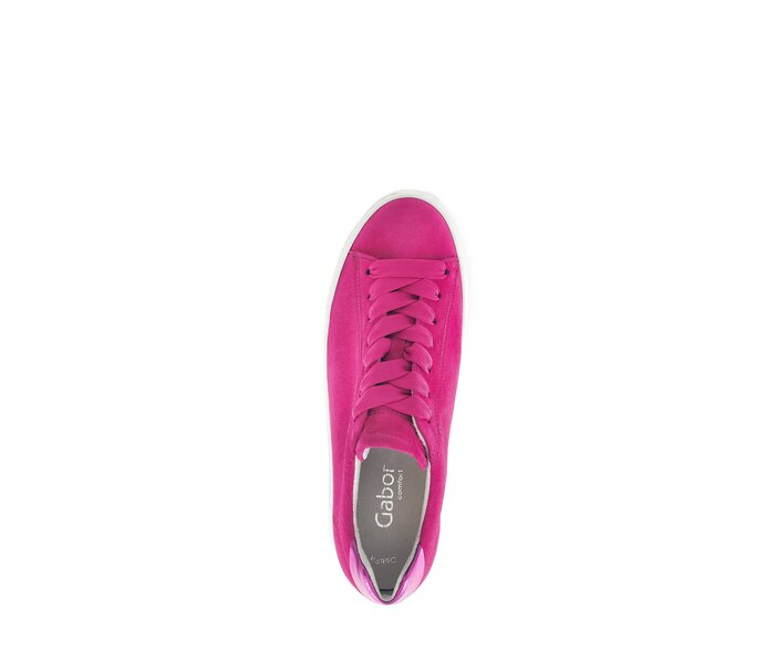 Gabor Damen  Sneaker Low Pink - Rauleder