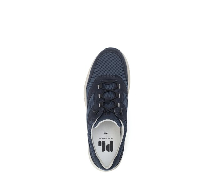 Pius Gabor Herren Sneaker Low Blau - Materialmix Leder/Textil
