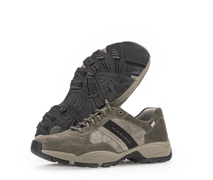 Pius Gabor Herren Sneaker Low Grau - Materialmix Leder/Lederimitat
