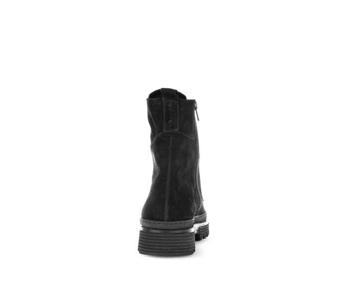 Gabor Damen  Schnürstiefelette Schwarz - Rauleder