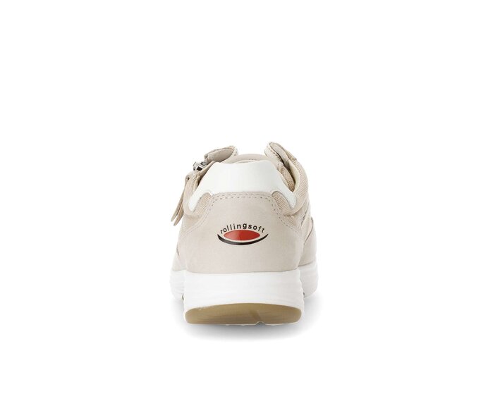Gabor Damen  Sneaker Low Beige - Materialmix Leder/Lederimitat