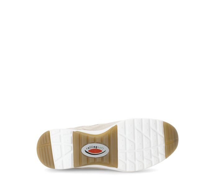 Gabor Damen  Sneaker Low Beige - Materialmix Leder/Lederimitat