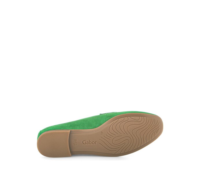 Gabor Damen  Slipper Grün - Rauleder