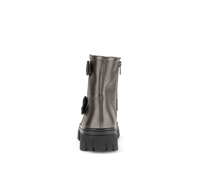 Gabor Damen  Biker Boots Schwarz - Glattleder