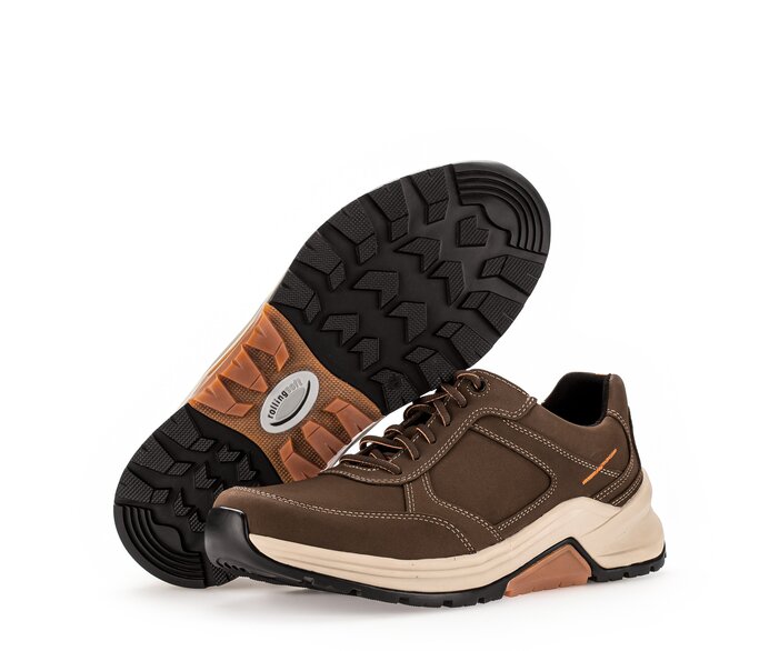 Gabor Herren Rollingsoft Sneaker Low Braun - Nubuk