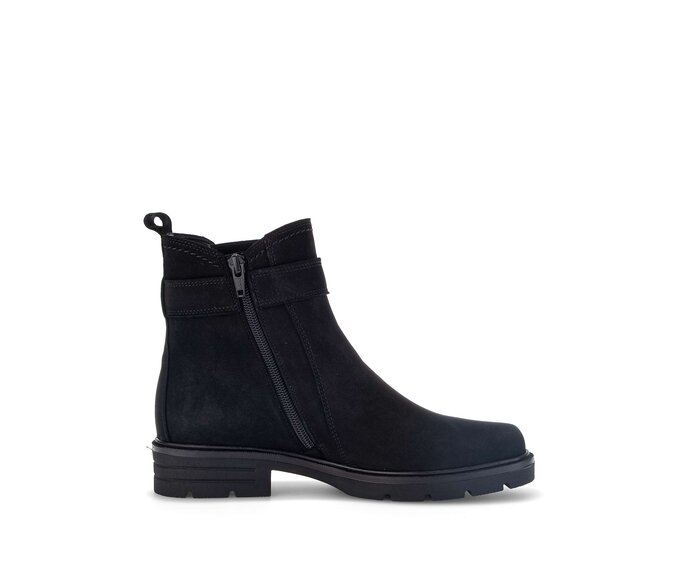 Gabor Damen  Chelsea Boot Schwarz - Rauleder