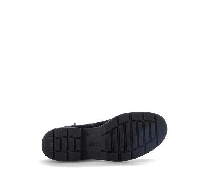 Gabor Damen  Chelsea Boot Schwarz - Rauleder