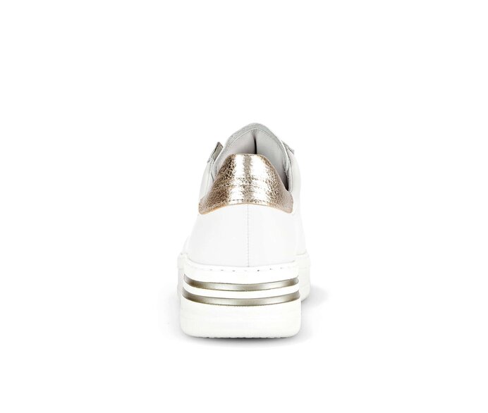 Gabor Damen  Sneaker Low Weiß - Materialmix Leder