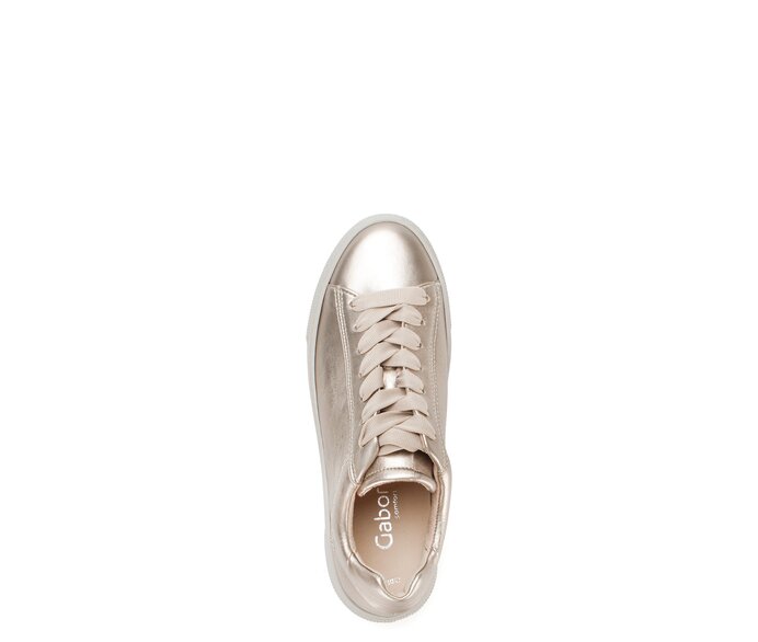 Gabor Damen  Sneaker Low Gold - Effektleder