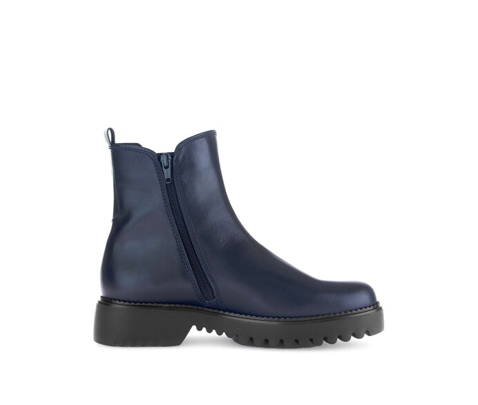 Gabor Damen  Chelsea Boot Blau - Glattleder