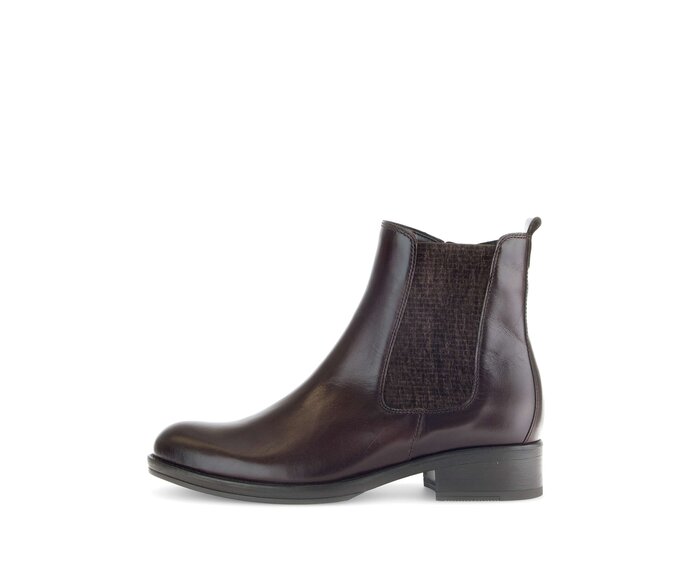 Gabor Damen Chelsea Boot Braun - Glattleder