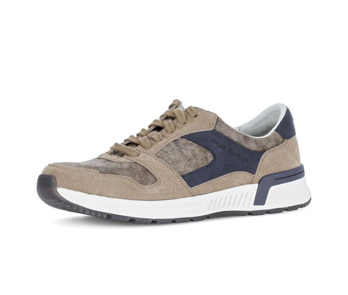 Pius Gabor Herren Sneaker Low Beige - Materialmix Leder/Textil