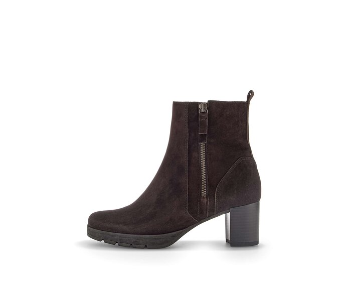 Gabor Damen Sportliche Stiefelette Braun - Rauleder