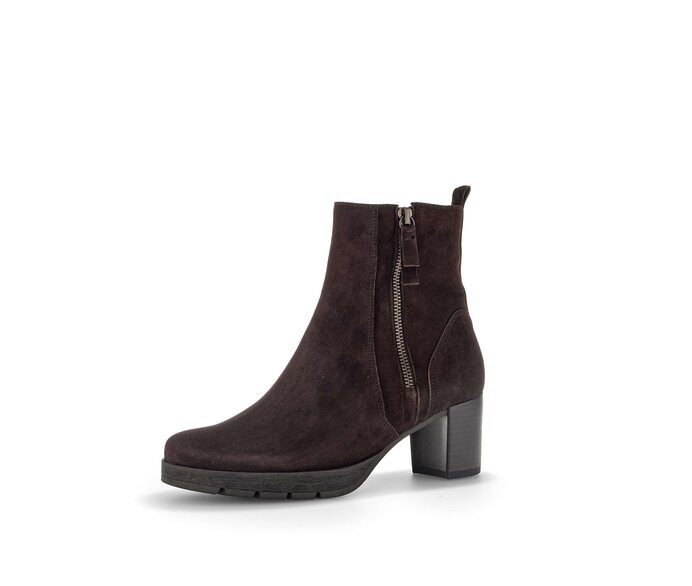 Gabor Damen  Sportliche Stiefelette Braun - Rauleder