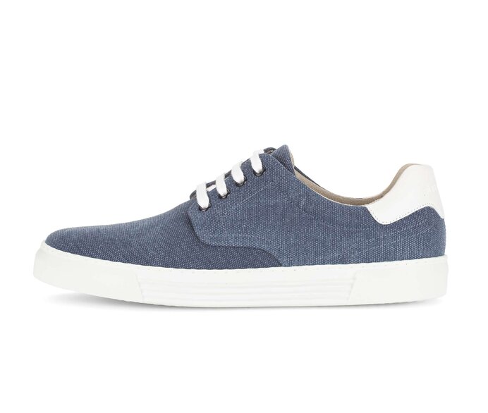 Pius Gabor Herren Sneaker Low Blau - Materialmix Leder/Textil
