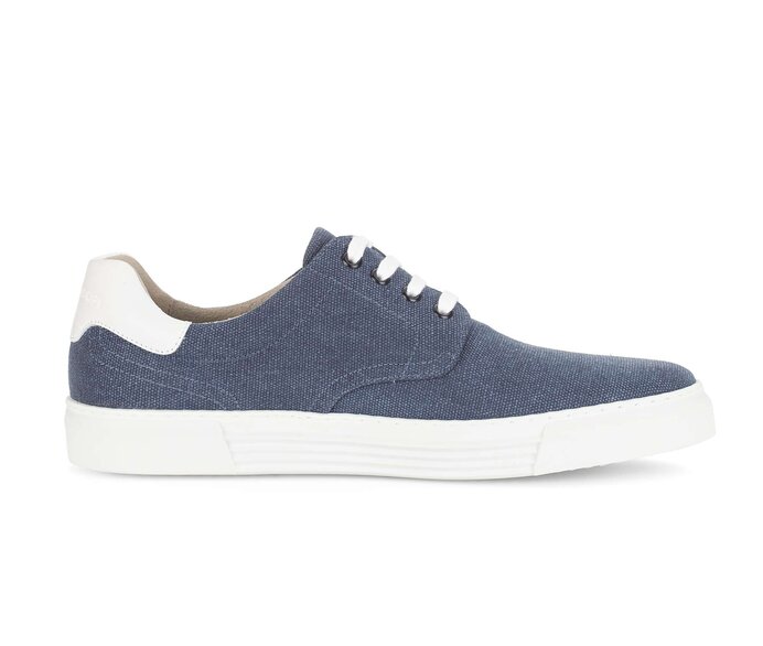 Pius Gabor Herren Sneaker Low Blau - Materialmix Leder/Textil