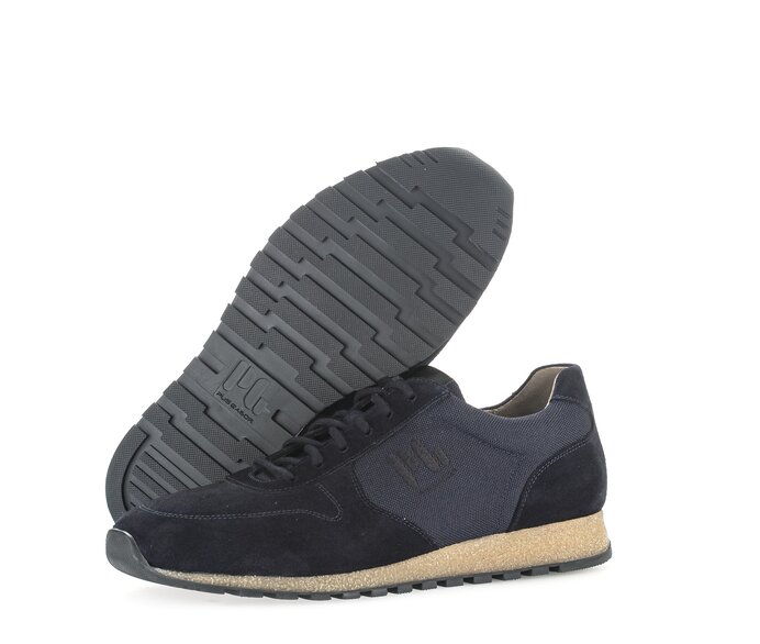 Pius Gabor Herren Sneaker Low Blau - Materialmix Leder/Textil