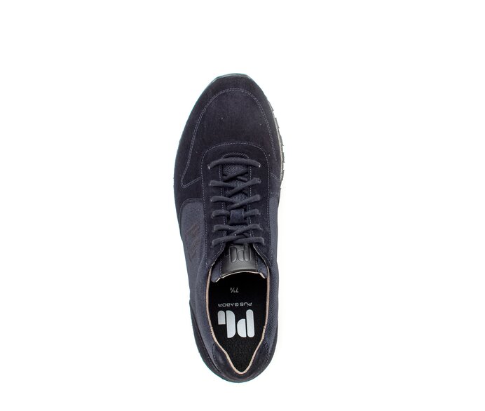 Pius Gabor Herren Sneaker Low Blau - Materialmix Leder/Textil