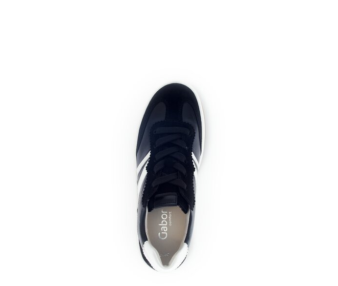 Gabor Damen  Sneaker Low Schwarz - Glattleder
