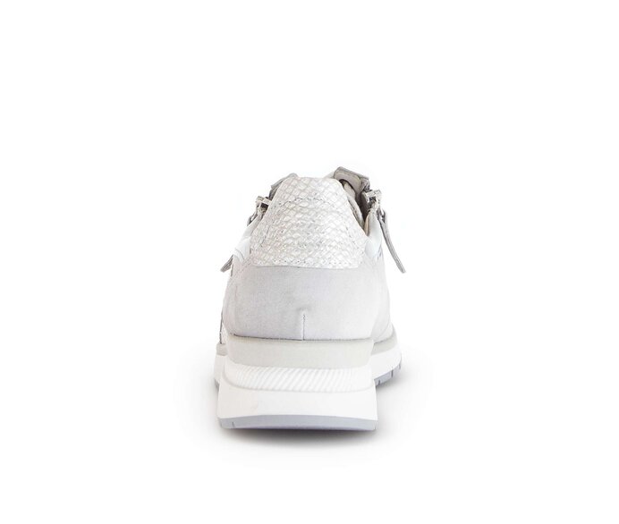 Gabor Damen  Sneaker Low Grau - Materialmix Leder/Lederimitat