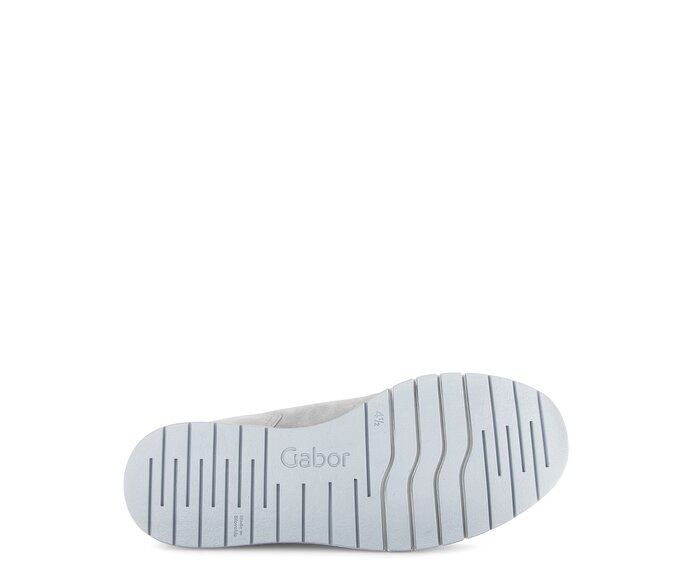 Gabor Damen  Sneaker Low Grau - Materialmix Leder/Lederimitat
