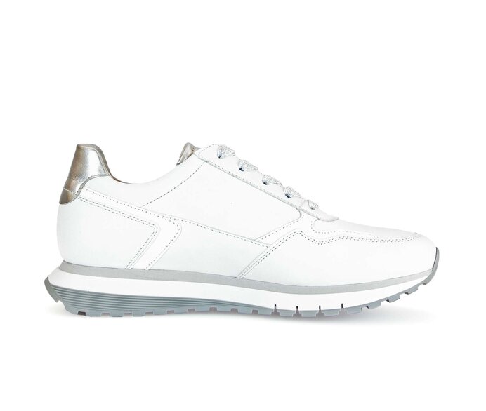 Gabor Damen  Sneaker Low Weiß - Materialmix Leder