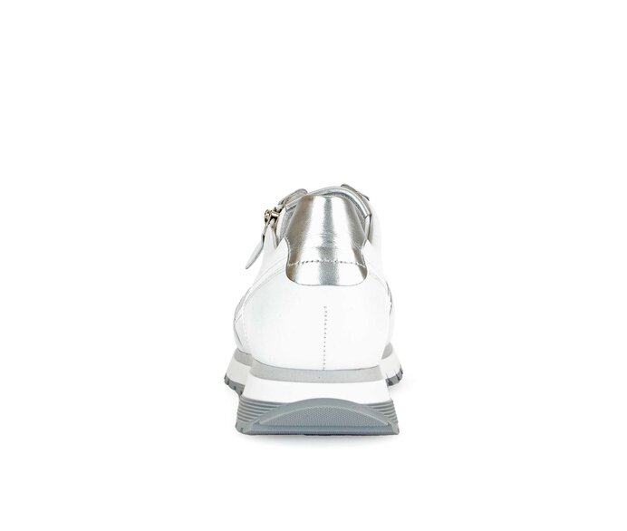 Gabor Damen  Sneaker Low Weiß - Materialmix Leder