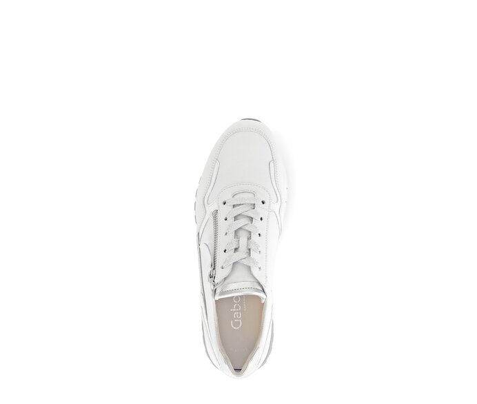 Gabor Damen  Sneaker Low Weiß - Materialmix Leder