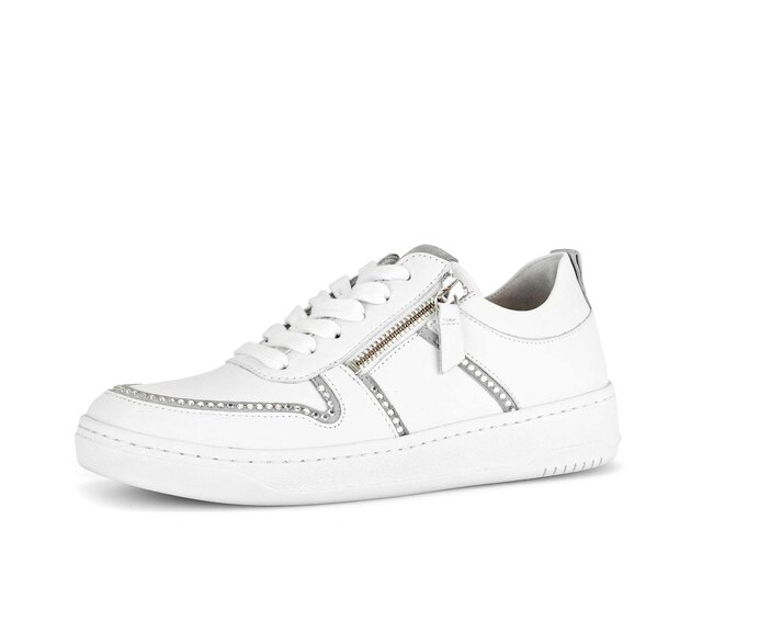 Gabor Damen  Sneaker Low Weiß - Glattleder