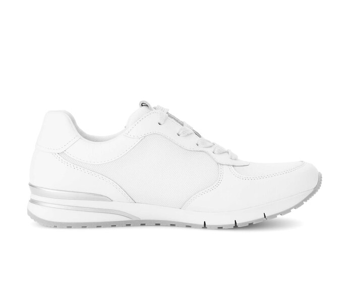 Gabor Damen  Sneaker Low Weiß - Materialmix Leder/Lederimitat
