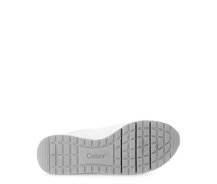 Gabor Damen  Sneaker Low Weiß - Materialmix Leder/Lederimitat