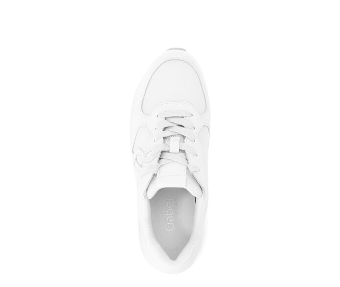 Gabor Damen  Sneaker Low Weiß - Materialmix Leder/Lederimitat