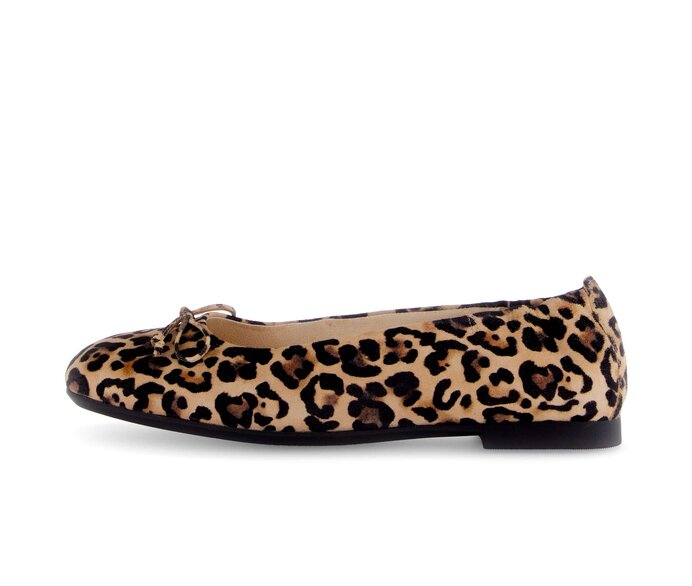 Gabor Damen Eleganter Ballerina Beige - Rauleder