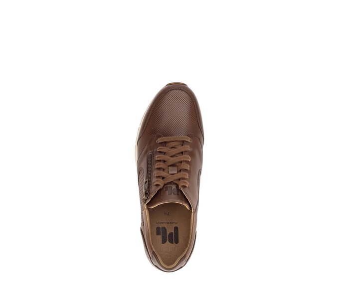 Pius Gabor Herren Sneaker Low Braun - Glattleder