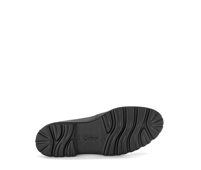 Gabor Damen  Loafer Grau - Rauleder