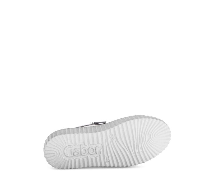 Gabor Damen  Sneaker Low Grau - Lackleder