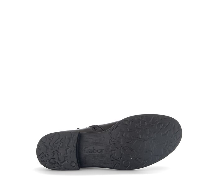 Gabor Damen  Chelsea Boot Schwarz - Glattleder