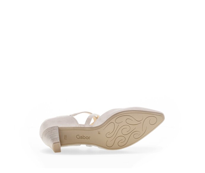 Gabor Damen  Spangenpumps Rosa - Rauleder