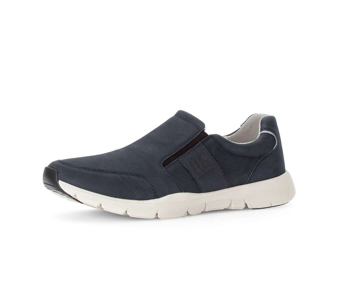Pius Gabor Herren Sneaker Low Blau - Nubuk