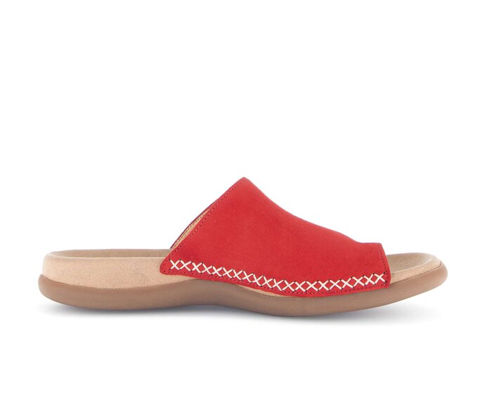 Gabor Damen  Pantolette Rot - Rauleder