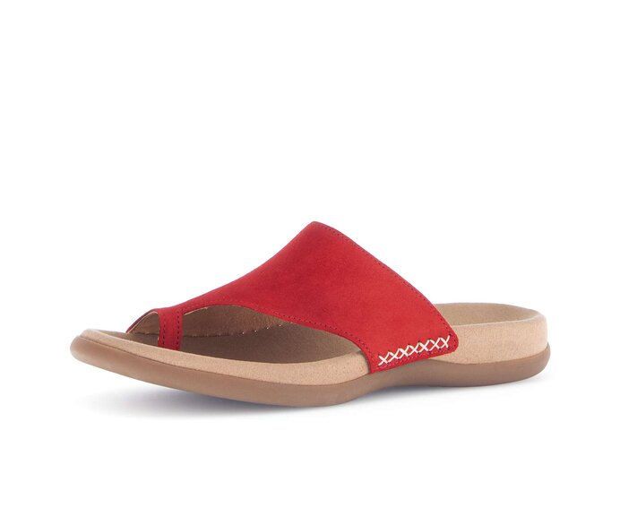 Gabor Damen  Pantolette Rot - Rauleder