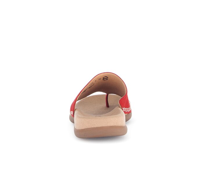 Gabor Damen  Pantolette Rot - Rauleder