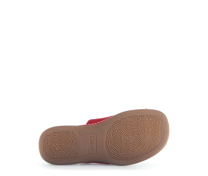 Gabor Damen  Pantolette Rot - Rauleder