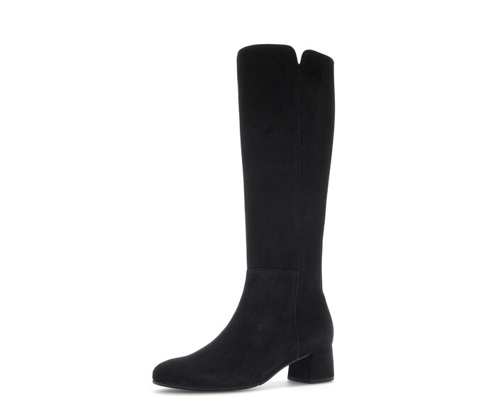 Gabor Damen  Eleganter Stiefel Schwarz - Rauleder
